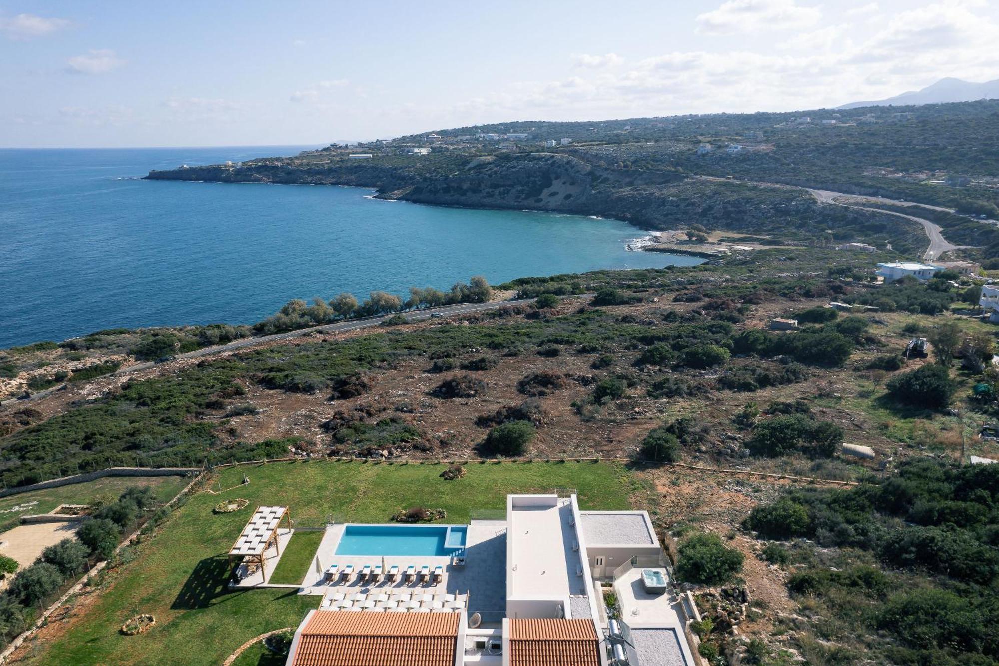 Rethymnian Gem Luxury Villa Gerani Chanion エクステリア 写真